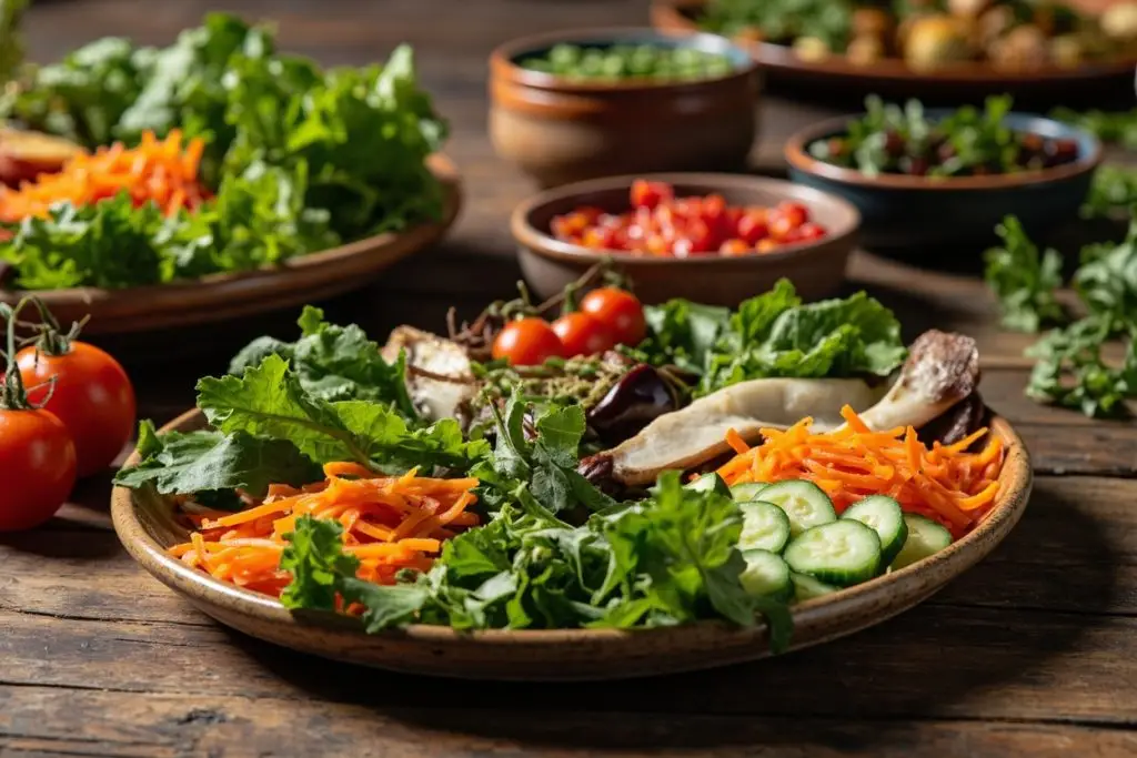 غذای رژیمی با سبزیجات: فواید، دستور پختها و نکات برای رژیم سالم. با سبزیجات تازه ایرانی، وزن کم کنید و سلامتیتان را حفظ کنید. مقاله کامل برای علاقهمندان به تغذیه.