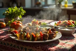 غذای رژیمی خوشمزه: دستورالعمل‌های ایرانی برای رژیم لاغری سالم. ایده‌هایی برای وعده‌های کم‌کالری اما طعم‌دار، با تمرکز بر مواد تازه و اصول سئو.